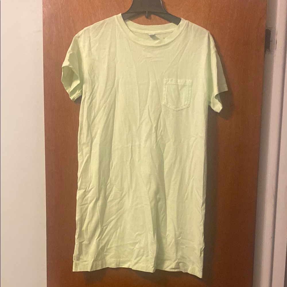 Old Navy Small Light Green T-Shirt Dress